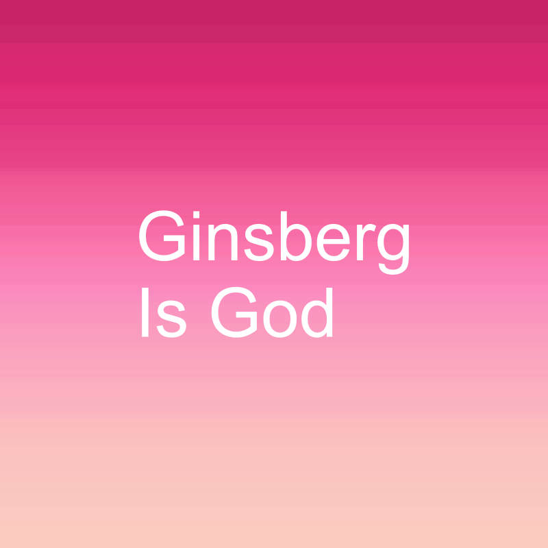 Ginsberg is god discount perfume