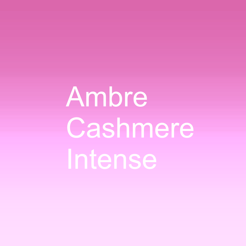 Ambre Cashmere Intense